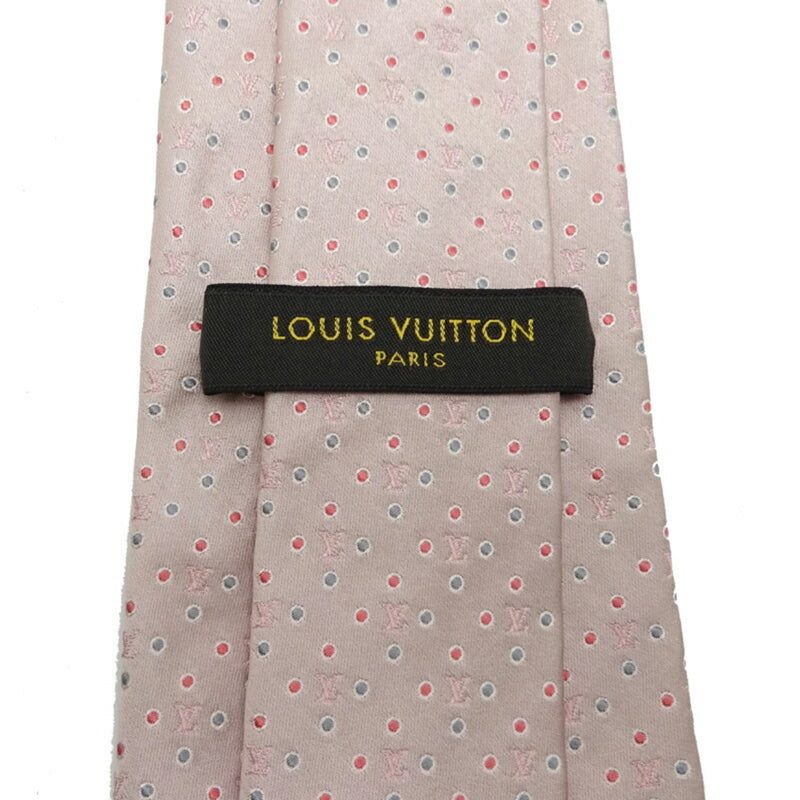 Louis Vuitton Tie L Size Men's M78765 100% Silk Pink