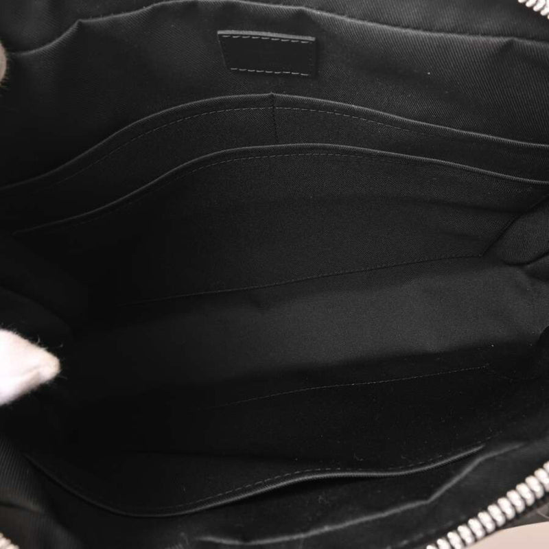 Louis Vuitton Graffit Horizon Briefcase Business Bag Black PVC Leather