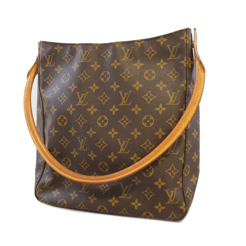 Auth Louis Vuitton Shoulder Bag Monogram Looping GM M51145