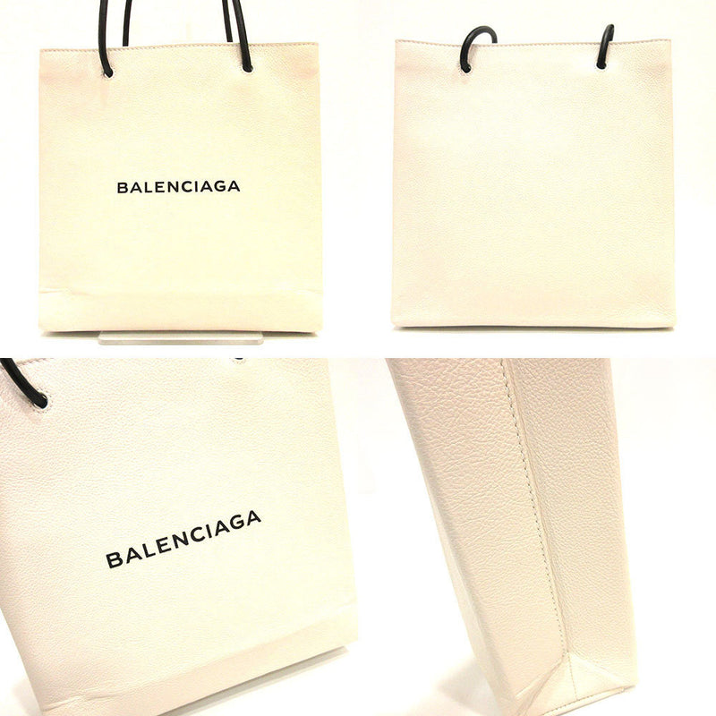 Balenciaga Bag Tote White Shoulder Semi-shoulder Womens Leather
