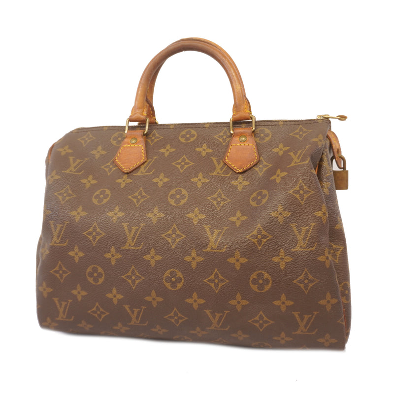 Auth Louis Vuitton Monogram Speedy 30 M41108 Womens Handbag