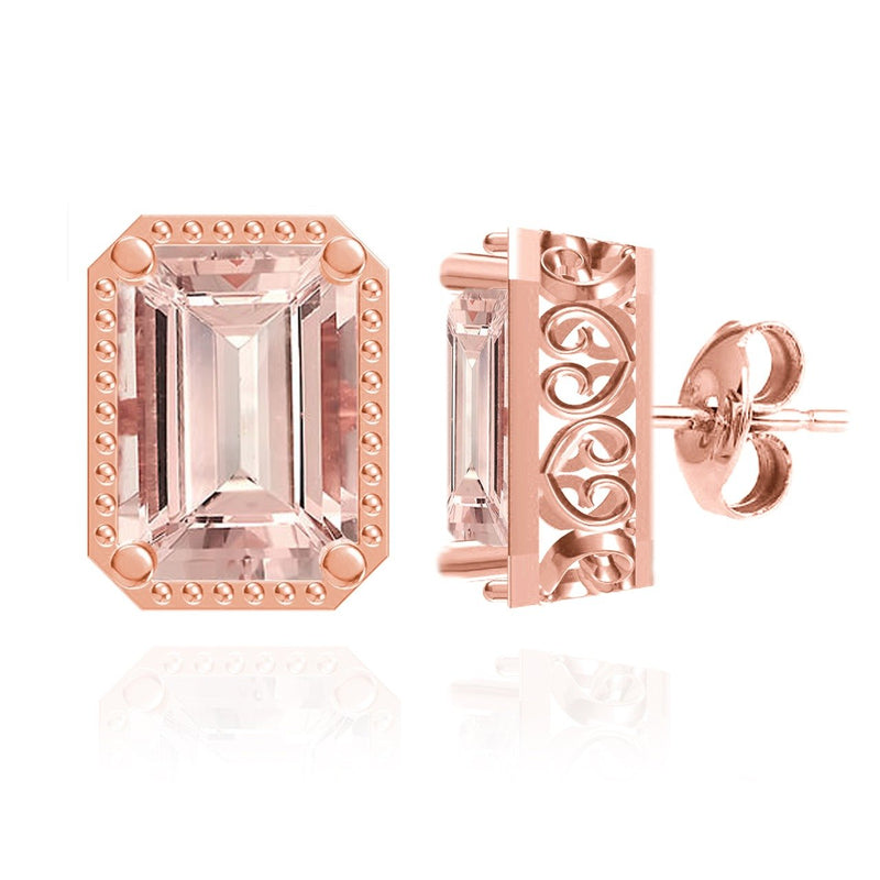 Brand New Morganite Earring