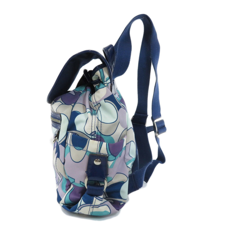 Coach F19279 Daisy Scarf Print Backpack Daypack Nylon Ladies COACH