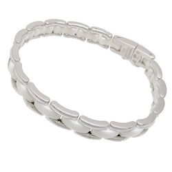 Chanel 750WG Ultra Collection Womens Mens Bracelet 750 White Gold