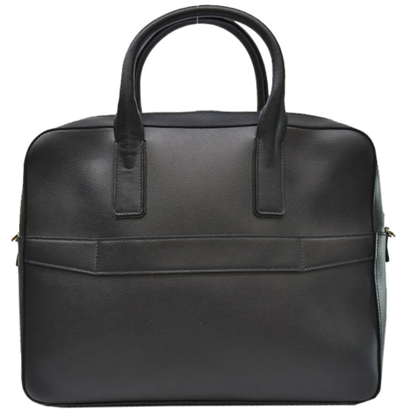 Furla FURLA Bag Black Silver Leather Handbag Shoulder Ladies