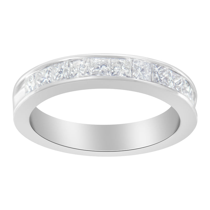 14K White Gold 1ct TDW Diamond Band Ring (H-II1-I2)
