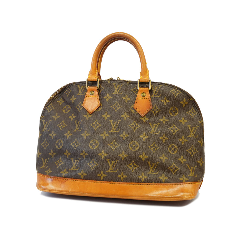 Auth Louis Vuitton Monogram Alma M51130 Womens Handbag