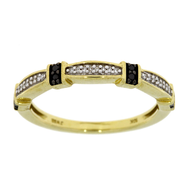 .11ct Diamond Wedding Band Ring 10KT Yellow Gold