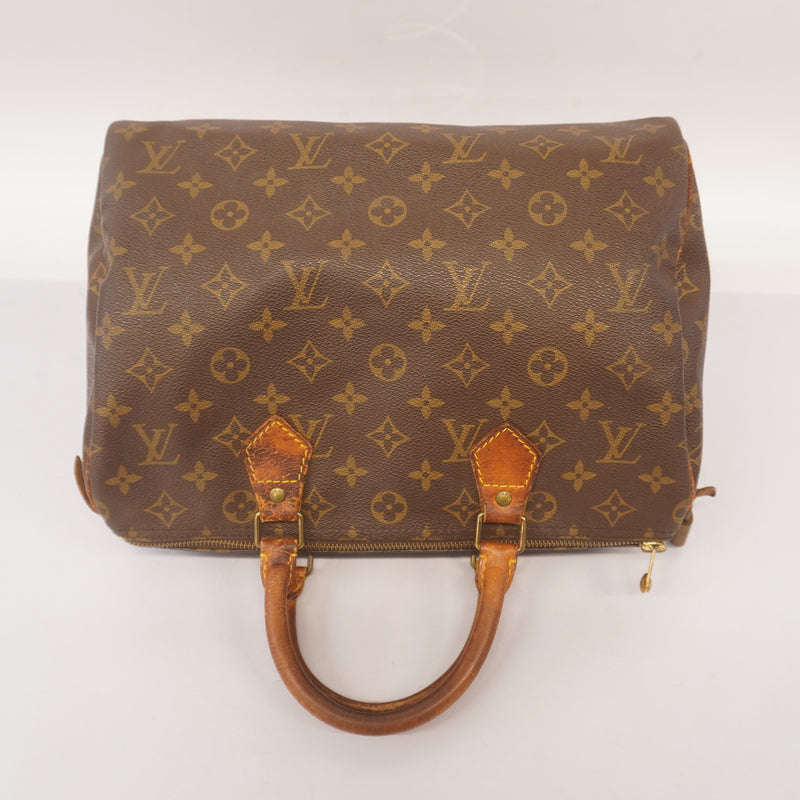 Auth Louis Vuitton Monogram Speedy 30 M41108 Womens Handbag