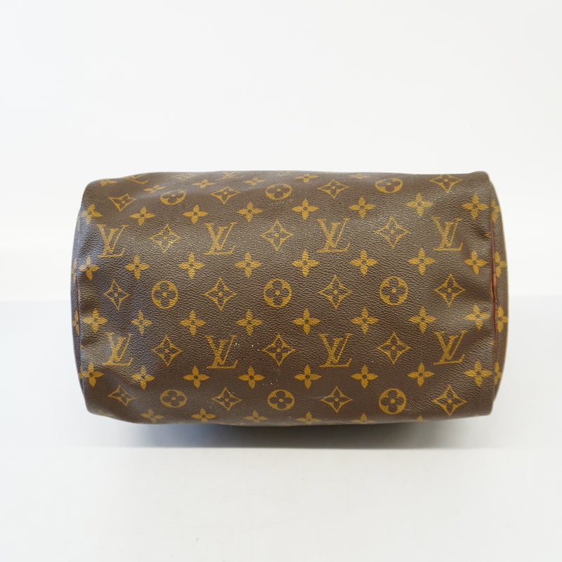 Auth Louis Vuitton Handbag Monogram Speedy 30 M41526