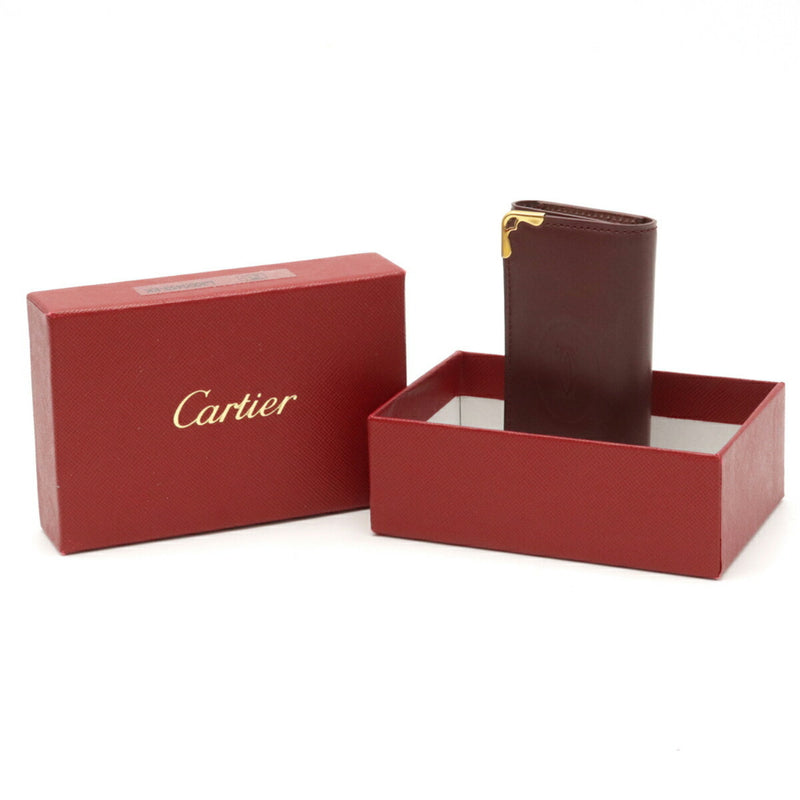 Cartier mast line quadruple key case Bordeaux L3000453