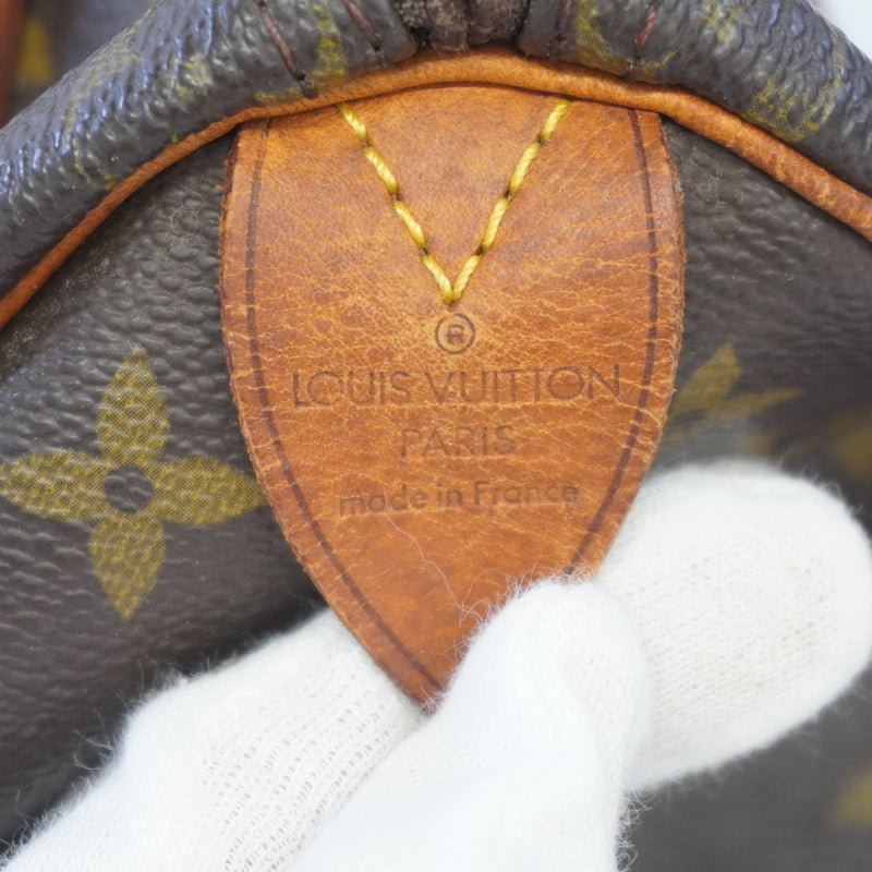 Auth Louis Vuitton Monogram Speedy 25 M41528 Womens Handbag