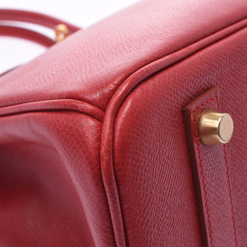 Hermes Birkin 35 Rouge Vif Unisex Kushbel handbag