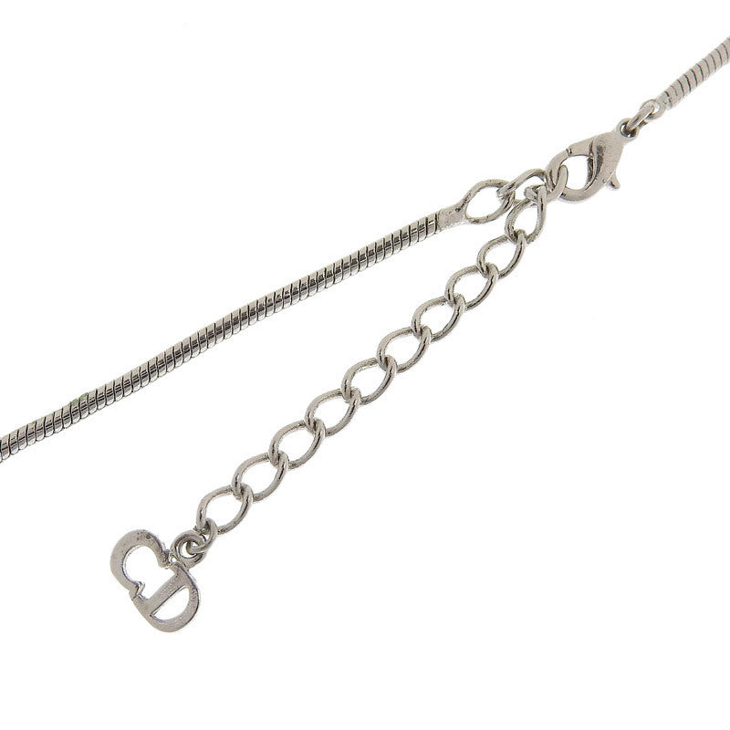 Christian Dior Necklace Womens Pendant Silver