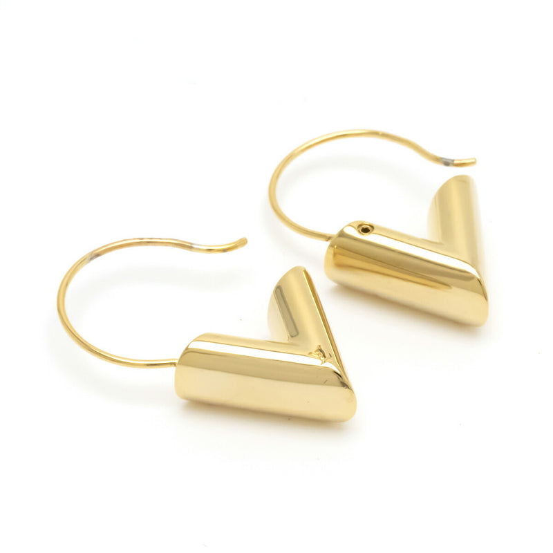 LOUIS VUITTON Louis Vuitton Hoop Earrings Essential V Gold M61088