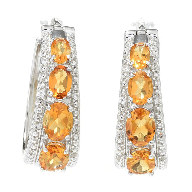 Brand New Madeira Citrine Earring