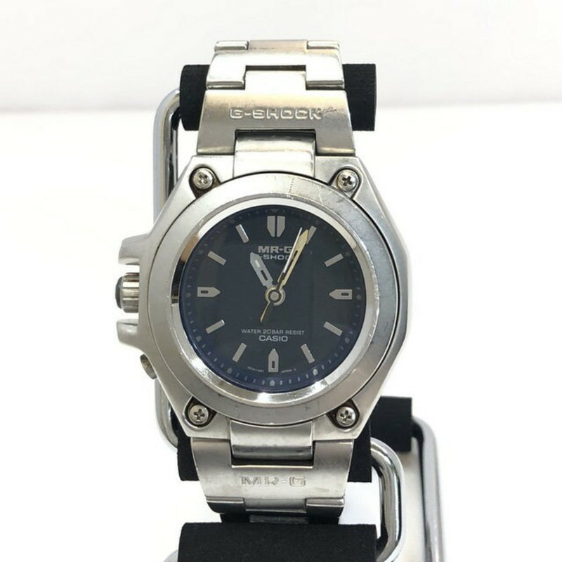 G-SHOCK CASIO Casio watch MRG-120 MR-G silver black analog quartz mens