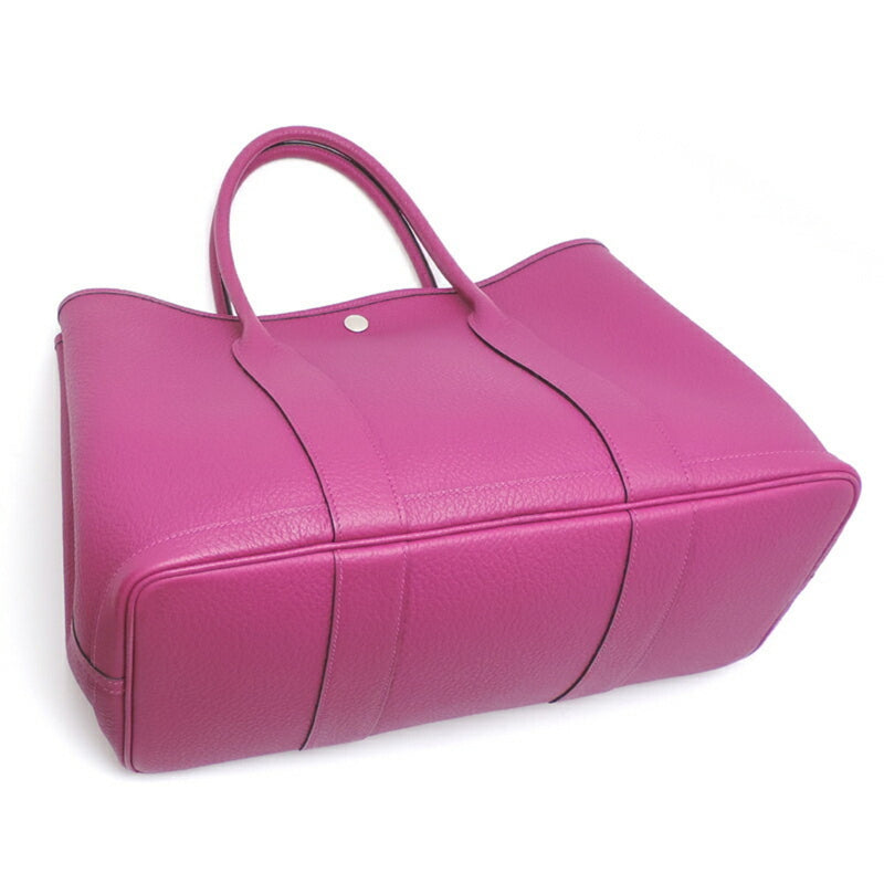 Hermes Garden Party PM Womens Tote Bag Country Rose Purple (Pink)