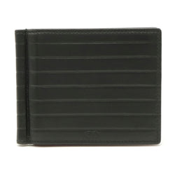Christian Dior DIOR HOMME Homme bi-fold wallet with money clip leather black