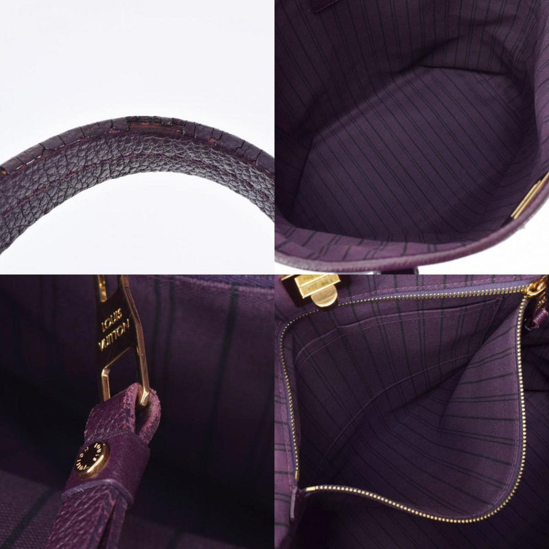 LOUIS VUITTON Monogram Amplant Citadines PM Orol M94049 Ladies Leather Tote Bag