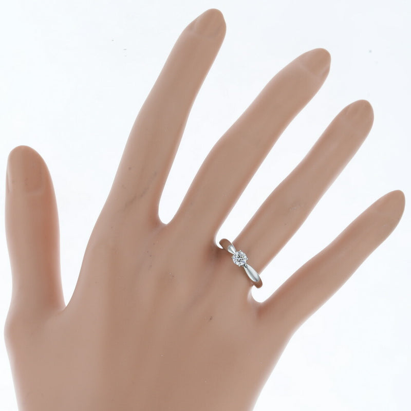 Tiffany Ring Harmony Diamond 1P 0.27ct D VVS2 3EX NONE Platinum PT950 No. 11 Ladies TIFFANY & Co.