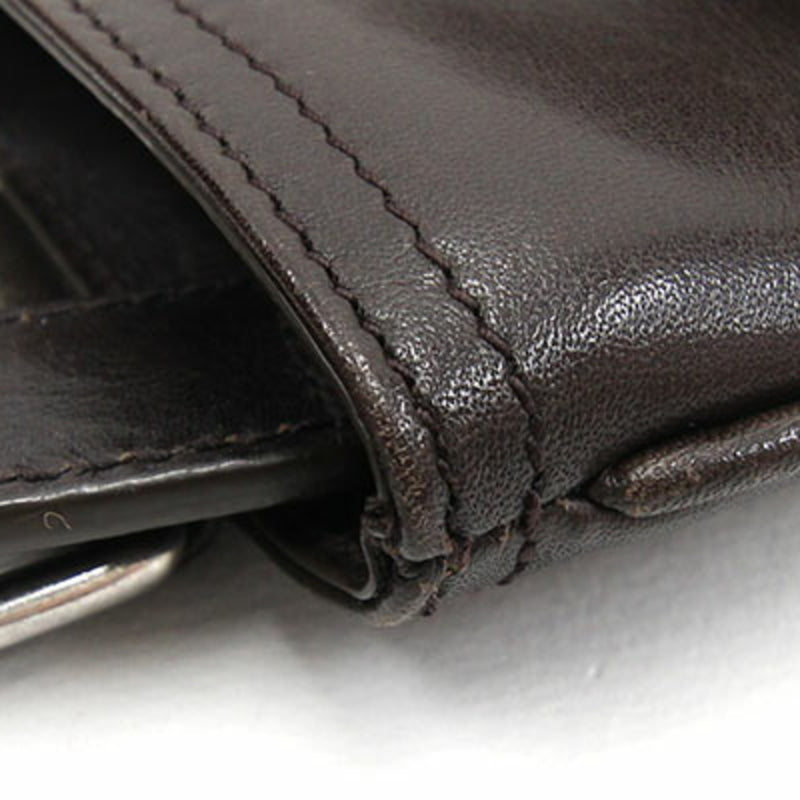 Bally Barry Shoulder Bag Dark Brown Leather Men