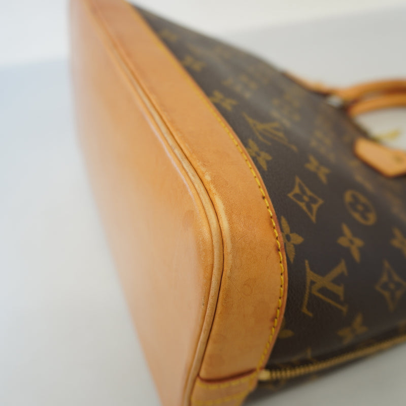 Auth Louis Vuitton Monogram Alma M51130 Womens Handbag