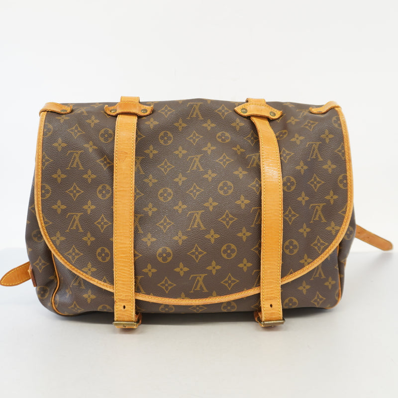 Auth Louis Vuitton Monogram Saumur 43 M42252 Womens Shoulder Bag