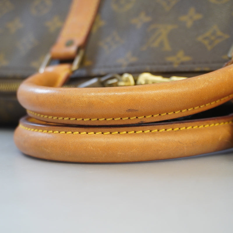 Auth Louis Vuitton Boston Bag Monogram Keepol 60 M41422 Unisex