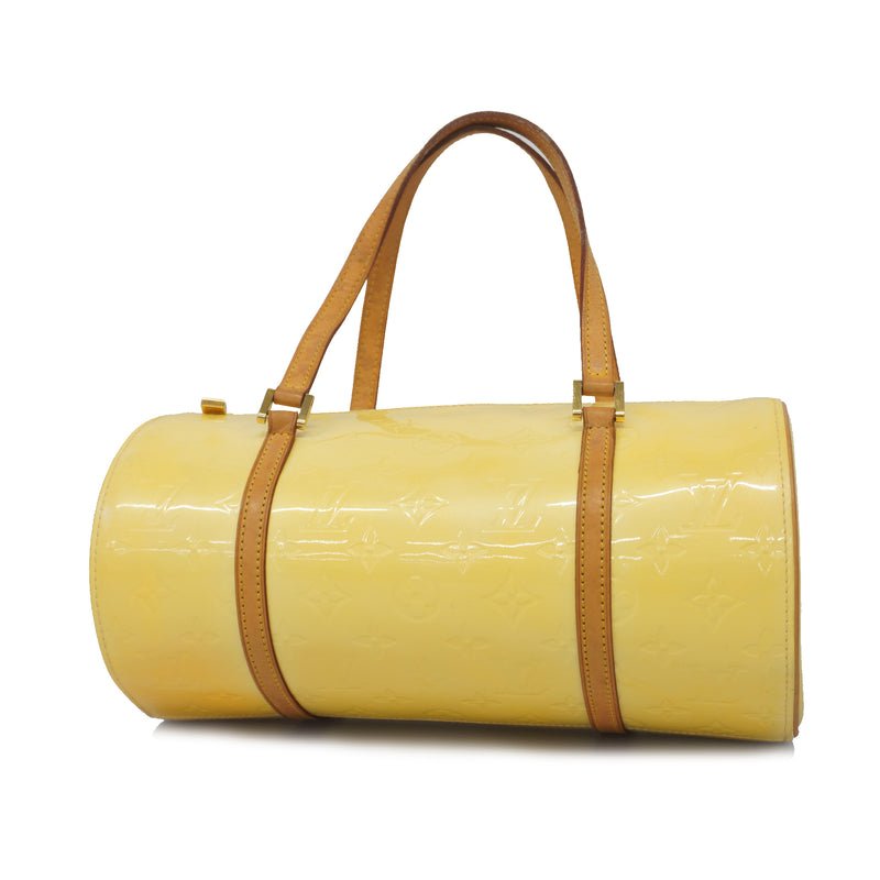 Auth Louis Vuitton Monogram Vernis Bedford M91331 Womens Handbag Pearl