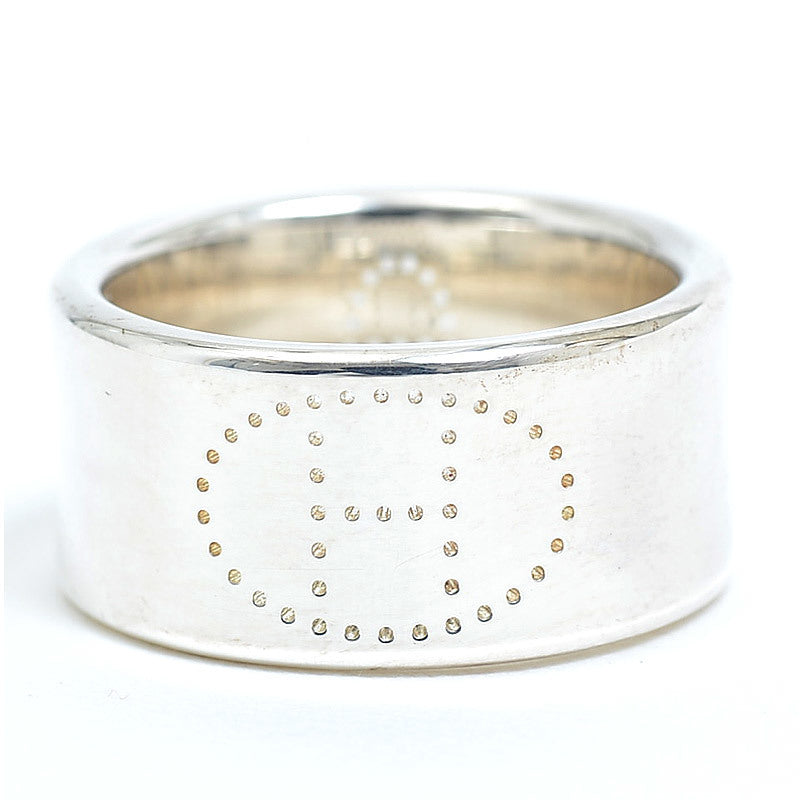 Hermes Eclipse Luban Ring Silver SV925 # 58