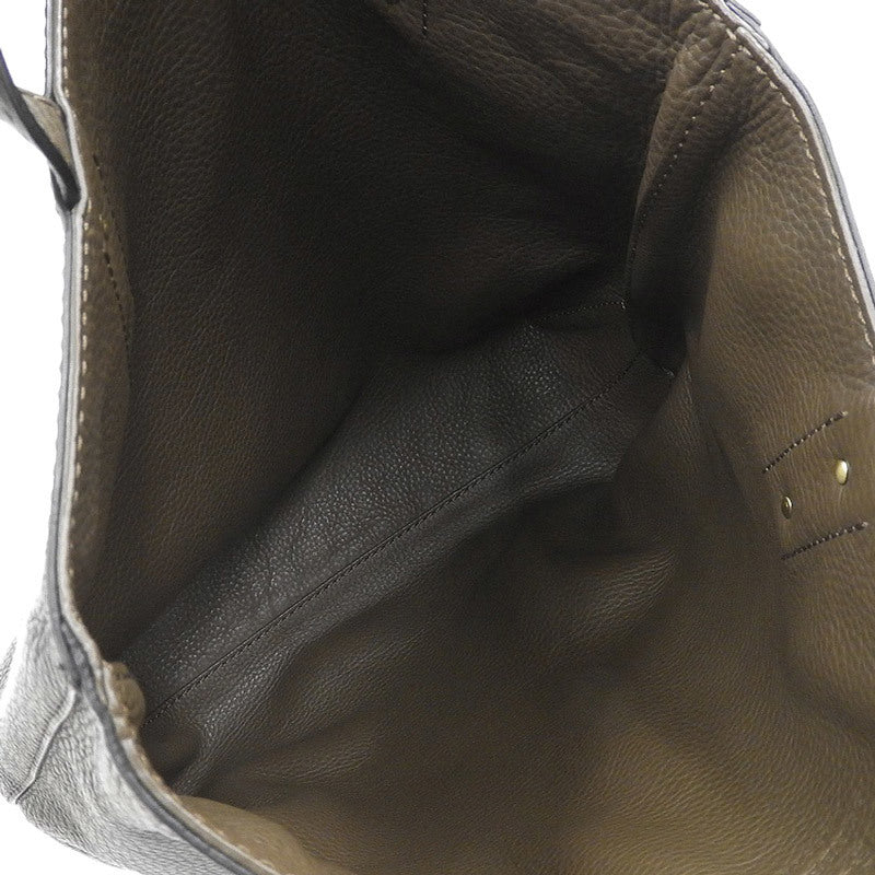 Burberry Black Label Tote Bag Leather Tote Bag Black