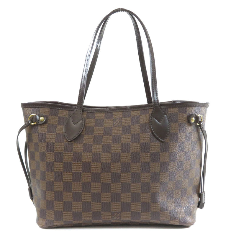 Louis Vuitton N51109 Neverfull PM Damier Ebene Tote Bag Canvas Ladies LOUIS VUITTON