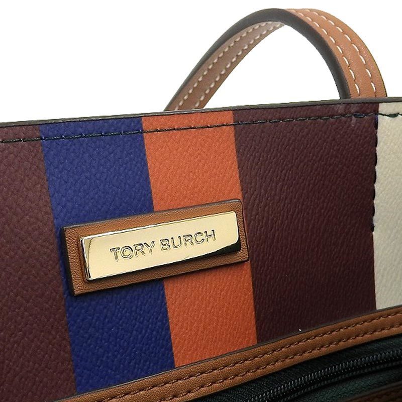 Tory Burch TORY BURCH Tote Bag Leather Navy Multi