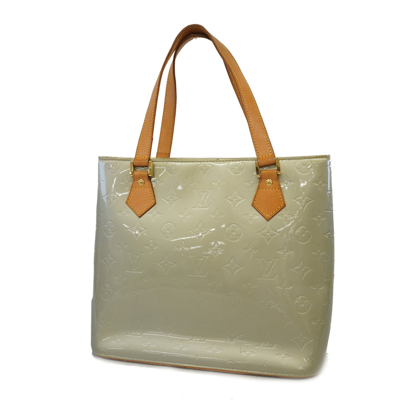 Auth Louis Vuitton Monogram Vernis Houston M91053 Womens Tote Bag Gris