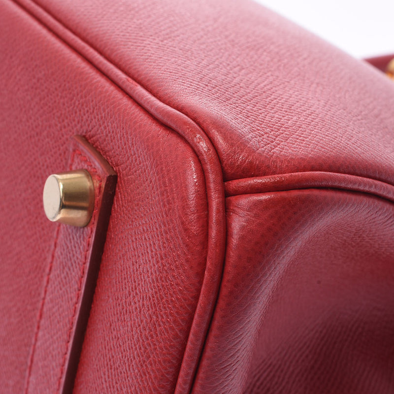 Hermes Birkin 35 Rouge Vif Unisex Kushbel handbag