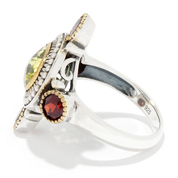 Brand New Red Garnet Ring