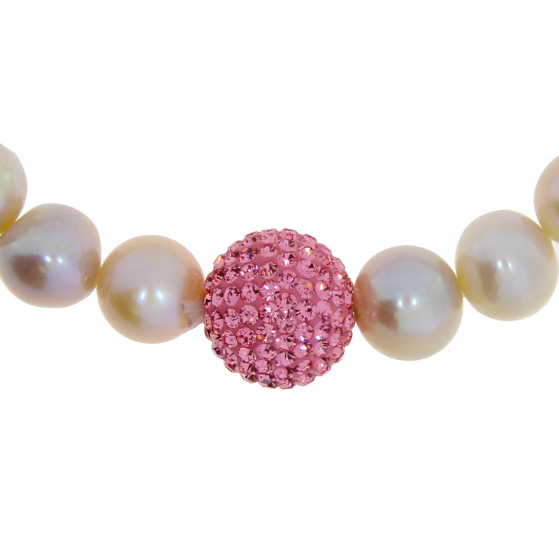 Genuine Fresh Water Pearl Crystal Bracelet