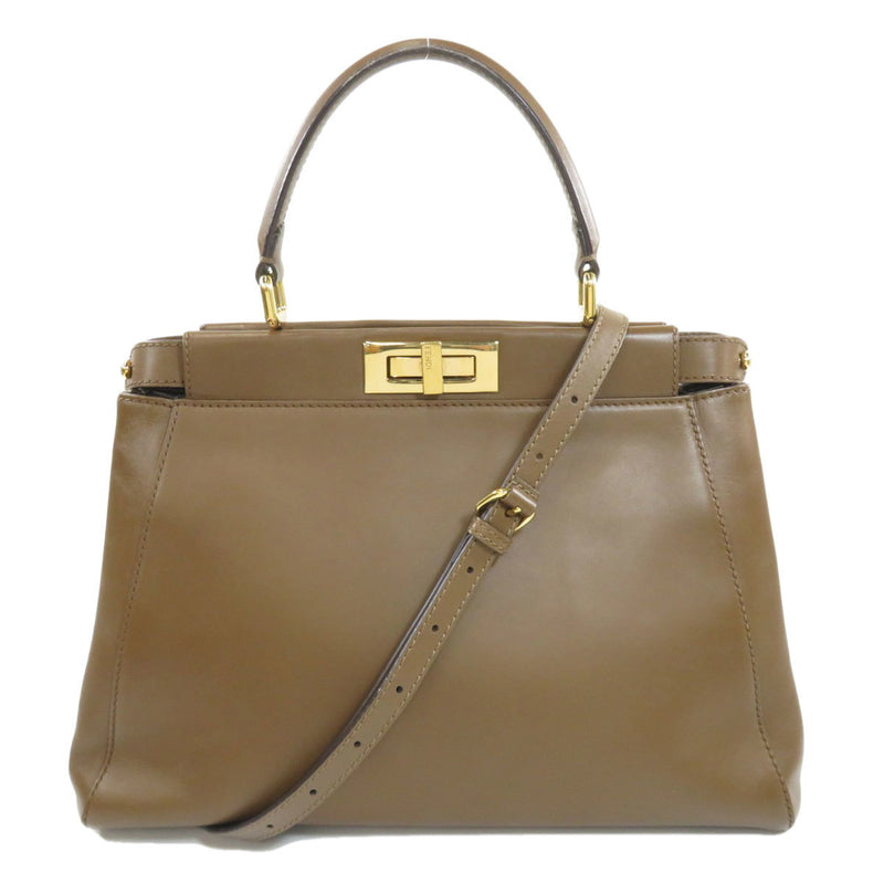 Fendi Peek-A-Boo Handbag Calf Ladies FENDI