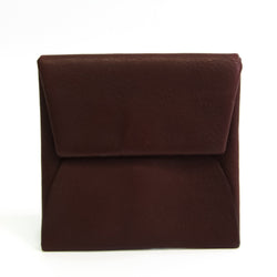 Hermes Bastia Unisex Taurillon Clemence Leather Coin Purse/coin Case Brown