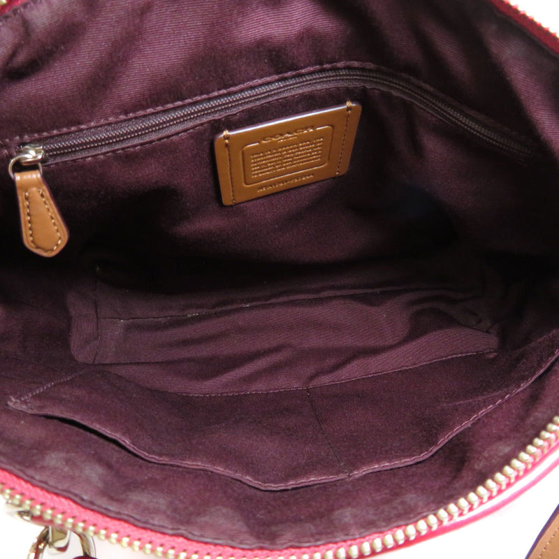 Coach F57244 2WAY Exploted Small Satchel Handbag Canvas / Leather Ladies COACH