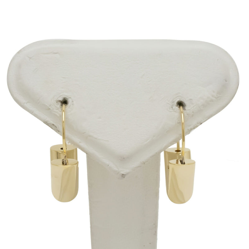 LOUIS VUITTON Louis Vuitton Hoop Earrings Essential V Gold M61088