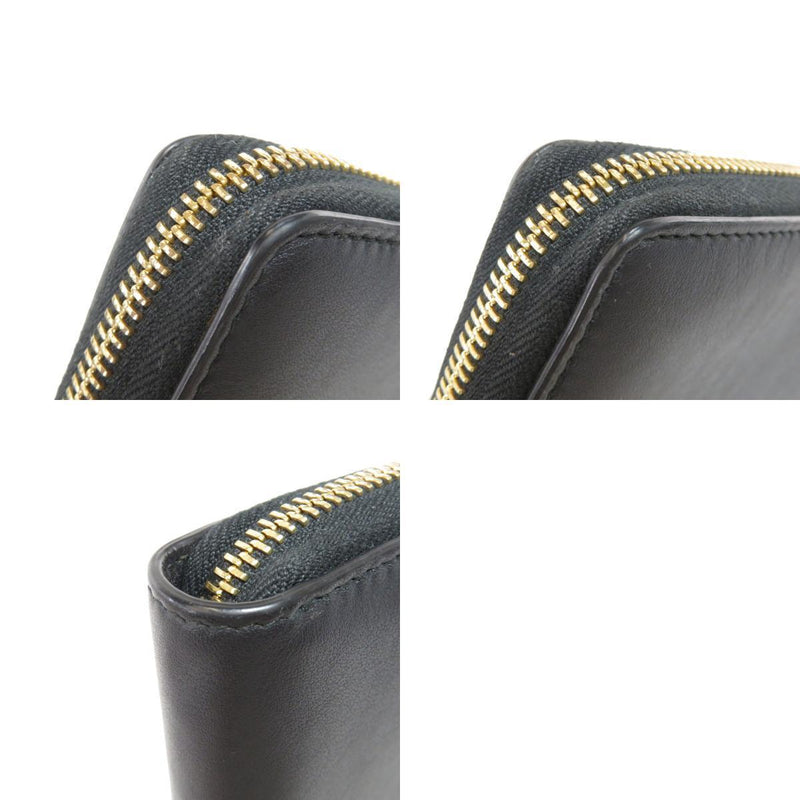 Gucci 453158 Motif Long Wallet Bi-Fold Leather Ladies