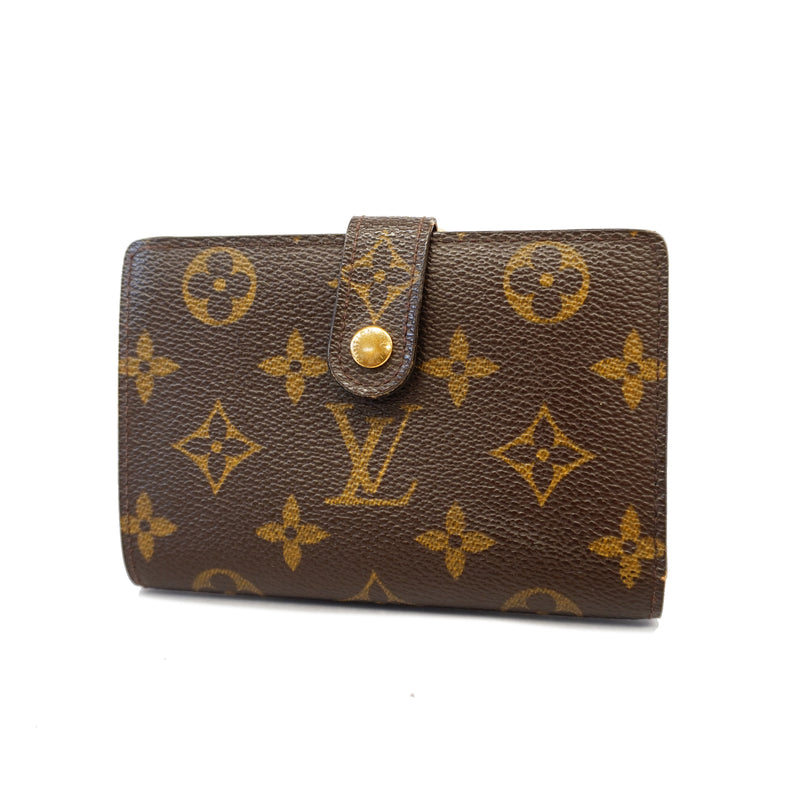 Auth Louis Vuitton Monogram Portofeuille Vienova M61663 Womens Wallet (bi-fold)
