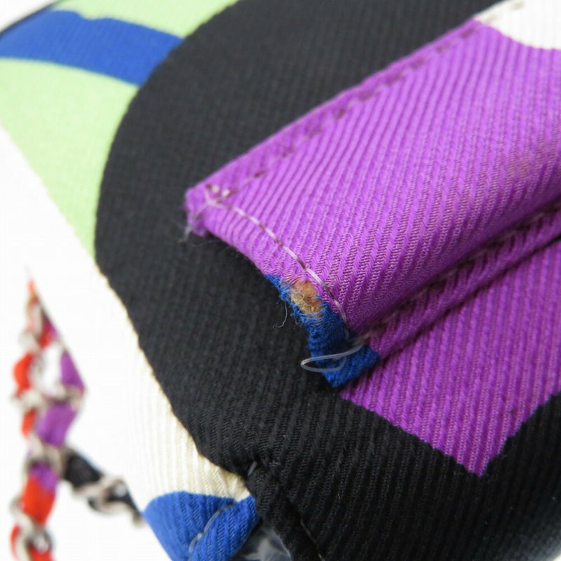 Chanel Mini Matrasse Coco Mark Satin Shoulder Bag Multicolor 0312CHANEL