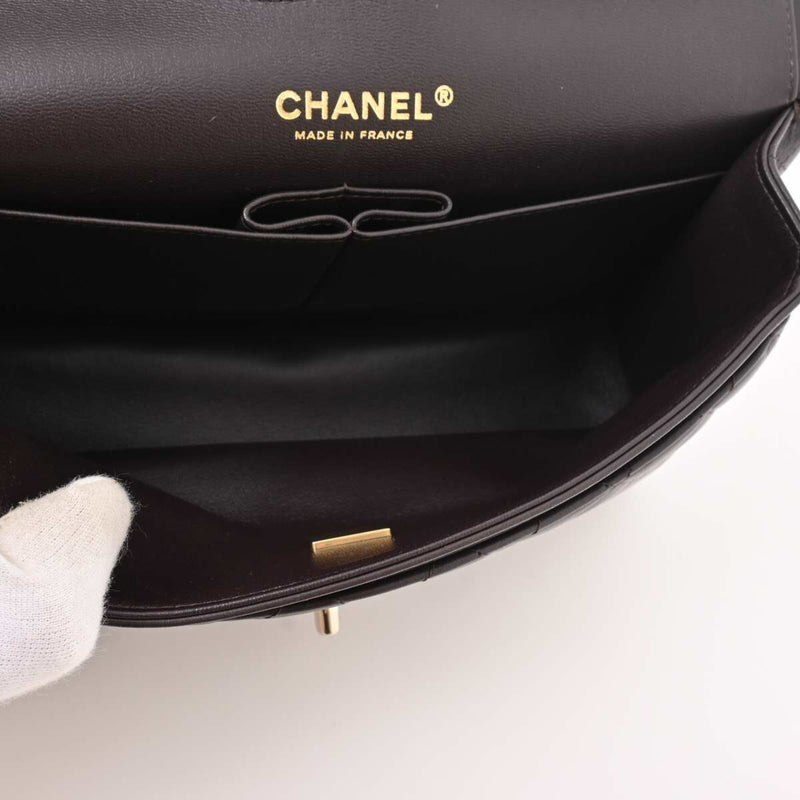 Chanel Womens Leather Shoulder Bag Brown