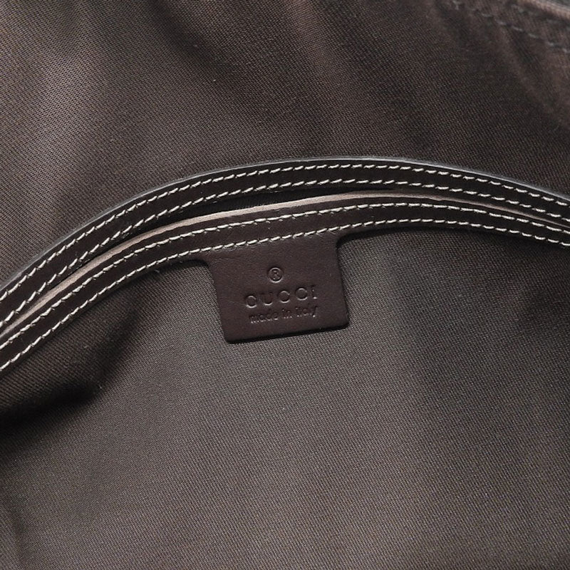 Gucci PVC Shoulder Bag Brown