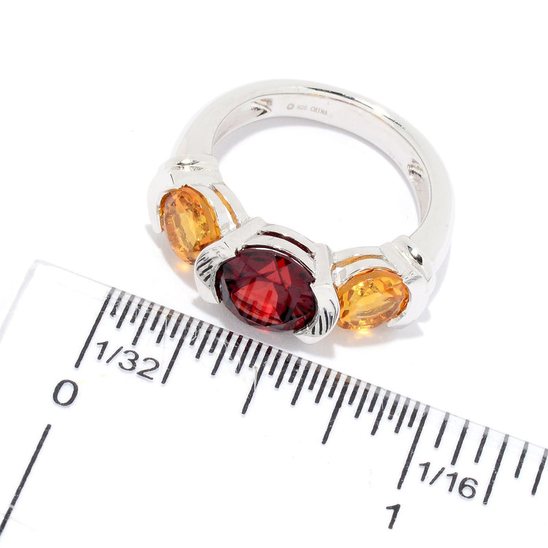 Brand New Red Garnet Ring