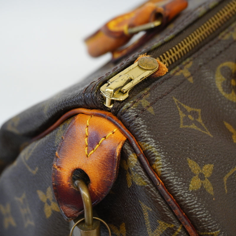 Auth Louis Vuitton Handbag Monogram Speedy 30 M41526
