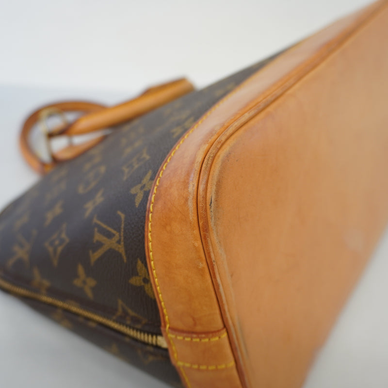 Auth Louis Vuitton Monogram Alma M51130 Womens Handbag